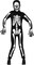 Skeleton Costume Kids Boys Scary Halloween Glow in the Dark Skeleton Costume